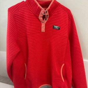 L.L. Bean Vibrant Red Knit Top